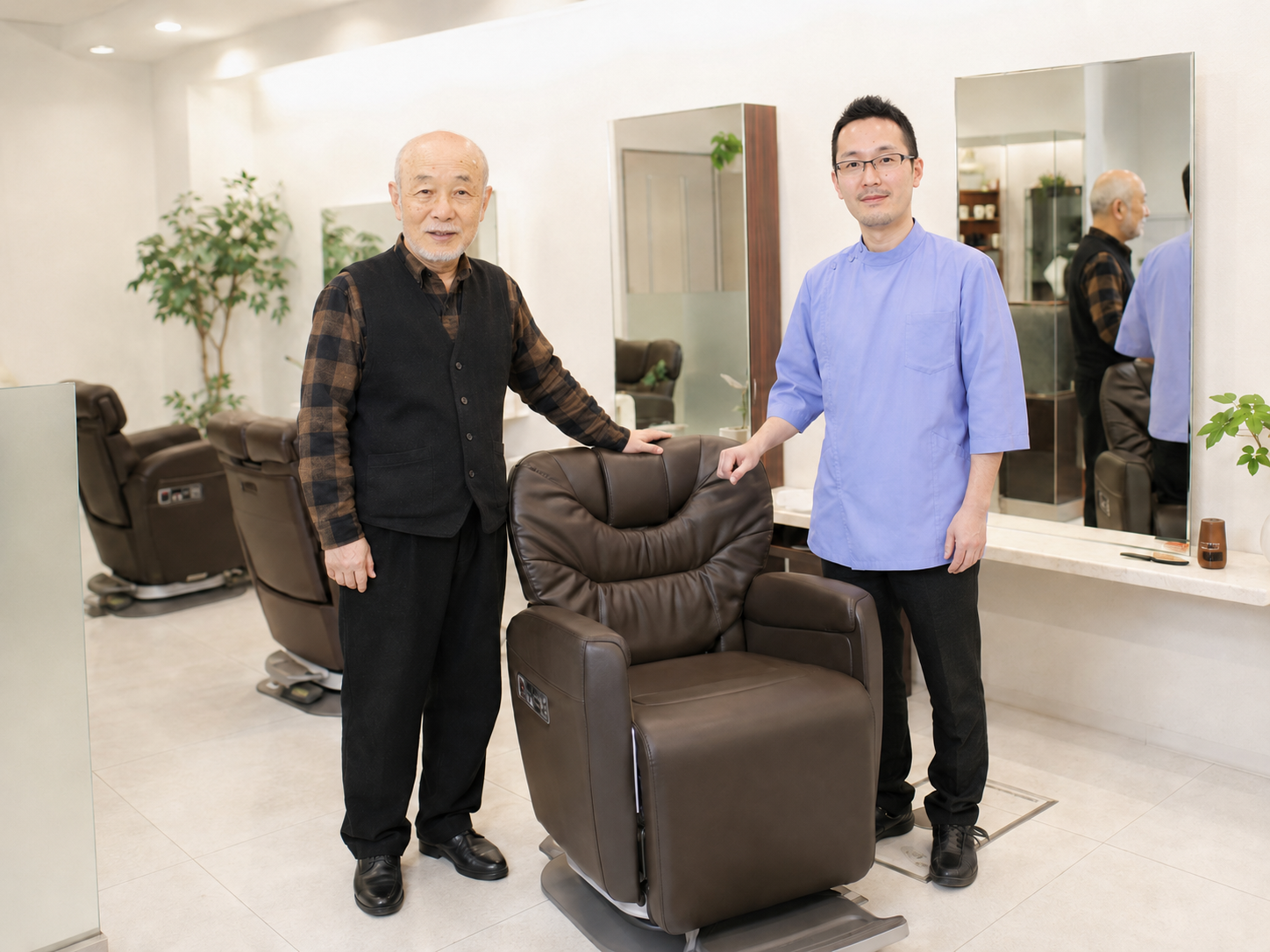 ヘアーサロン巴里院の理容師スタッフ紹介写真